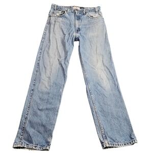 Vintage 90s Levis 540 Jeans Mens 34x32 Relaxed Fit Orange Tab Denim Made in USA